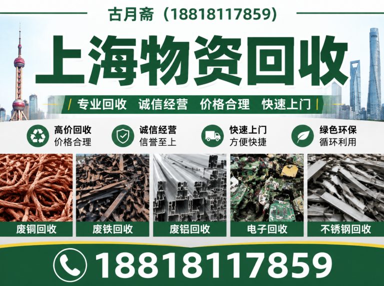 虹口区上海物资回收展示图